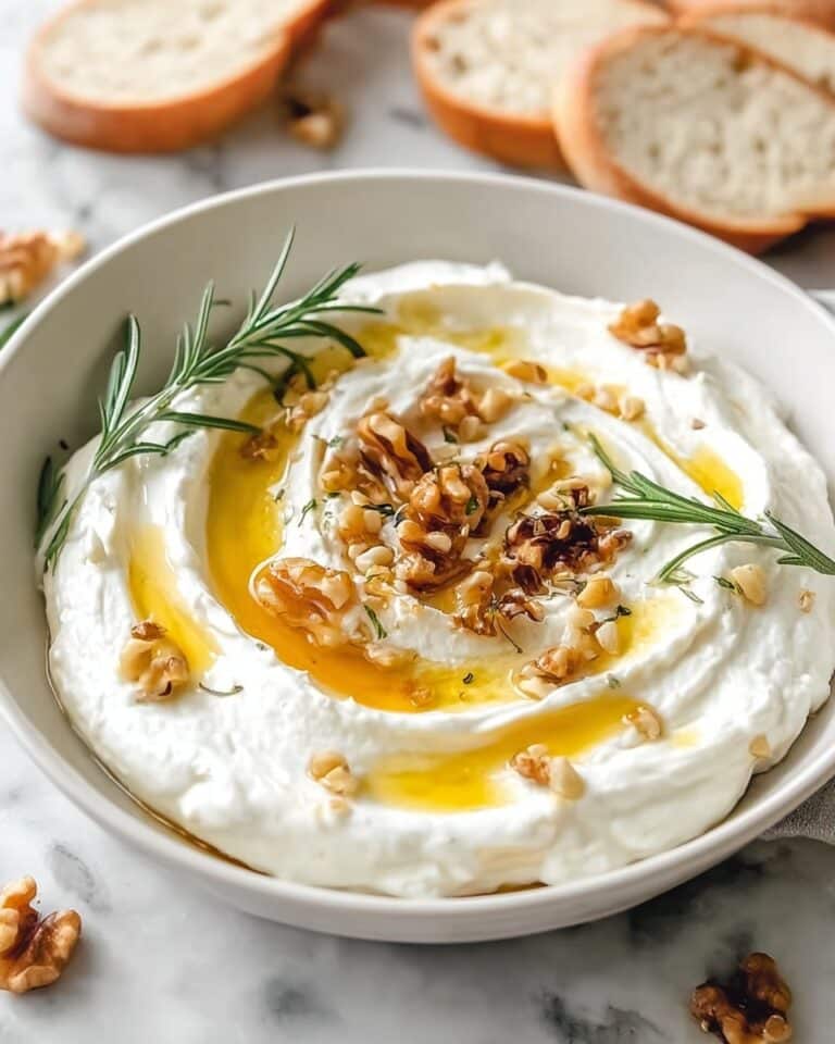 Whipped Ricotta Dip with Hot Honey and Walnuts Recipe