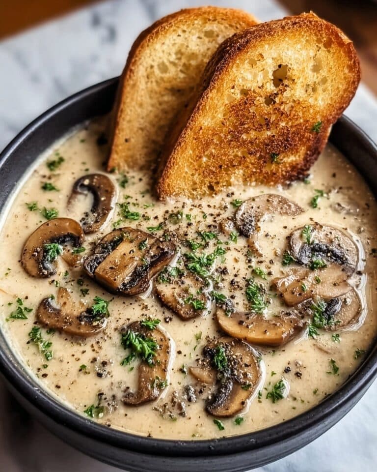 Creamy Mushroom Soup Recipe