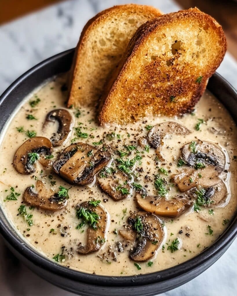Creamy Mushroom Soup Recipe