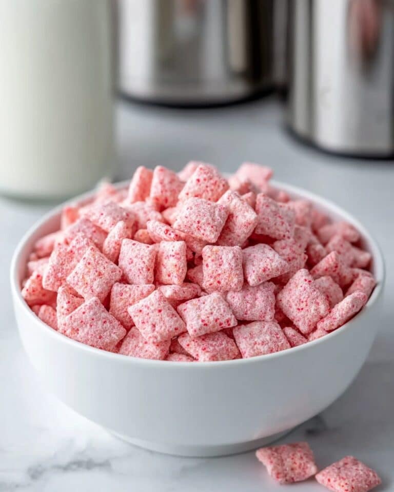 Strawberry Puppy Chow Recipe