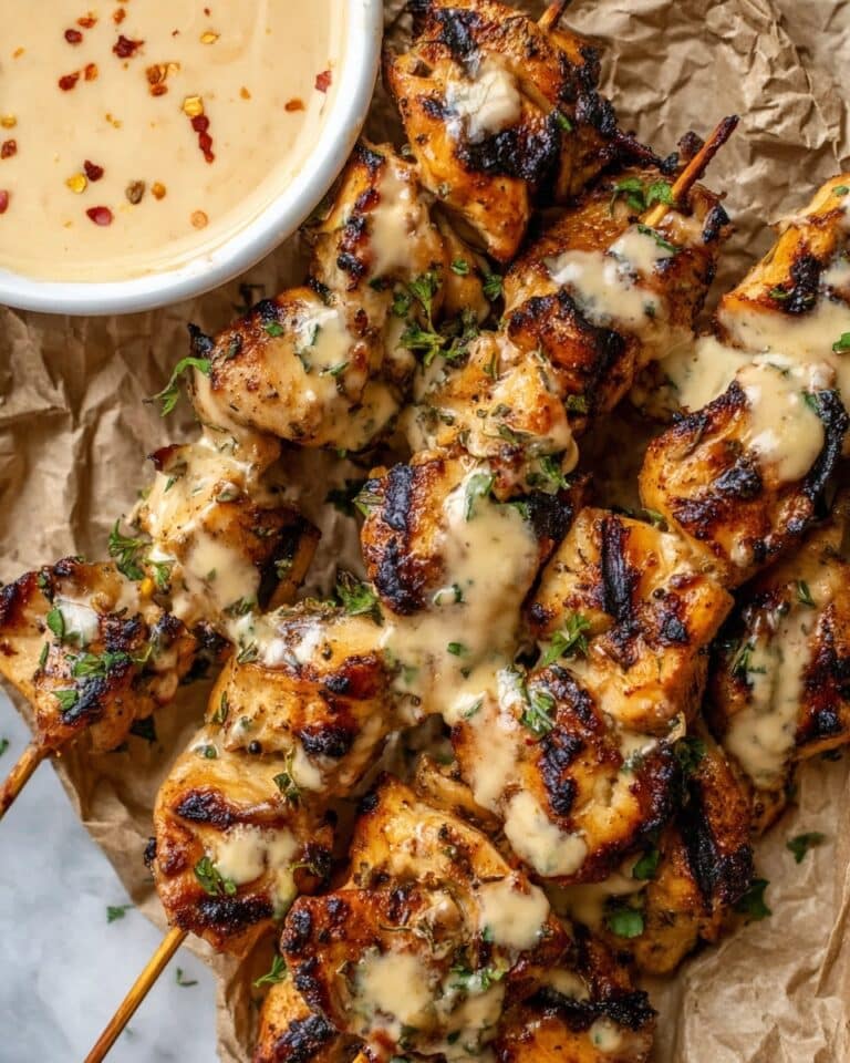 Spicy Chicken Skewers with Bang Bang Sauce Recipe