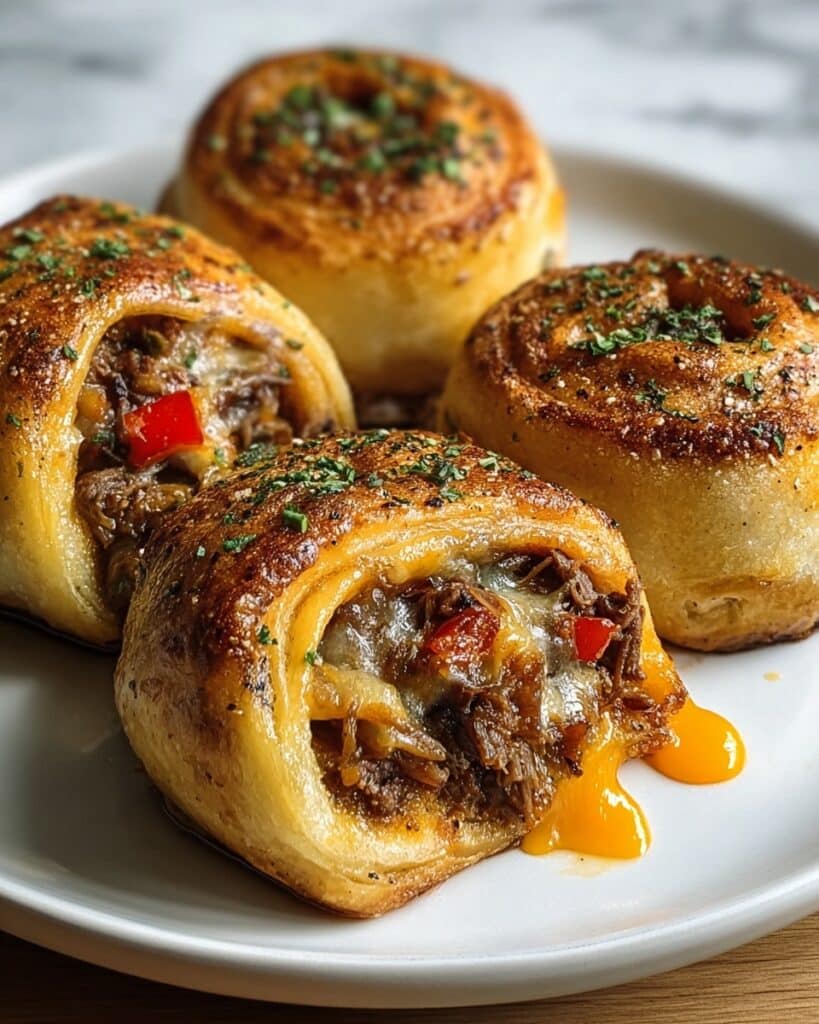 Keto Philly Cheesesteak Roll Ups Recipe