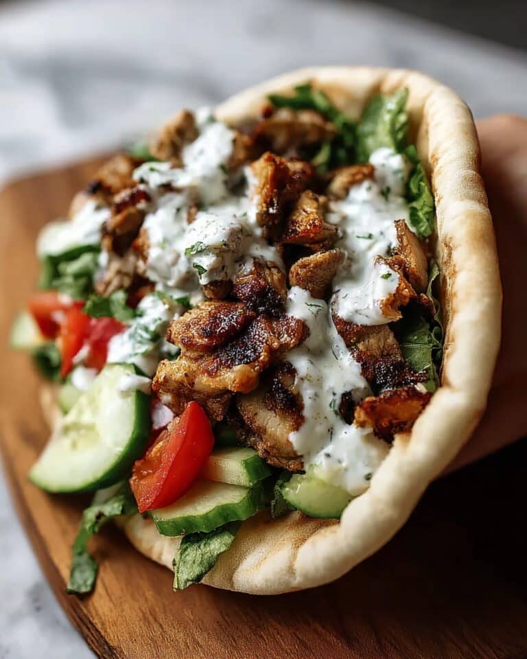 Shawarma with Garlic Yoghurt Sauce Recipe