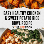 Healthy Chicken & Sweet Potato Rice Bowl Recipe