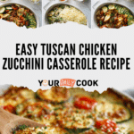 Tuscan Chicken Zucchini Casserole Recipe