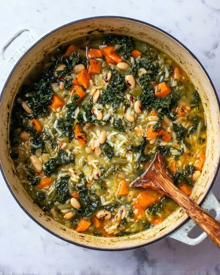 Vegetable Rice Soup (Vegan) Recipe