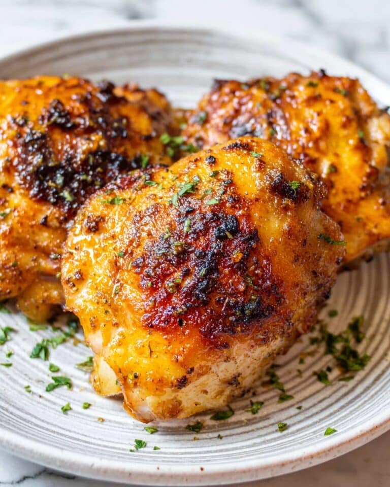 Honey Mustard Baked Chicken Thighs Recipe