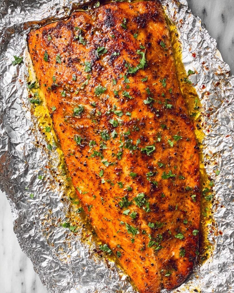Honey Garlic Baked Salmon Recipe