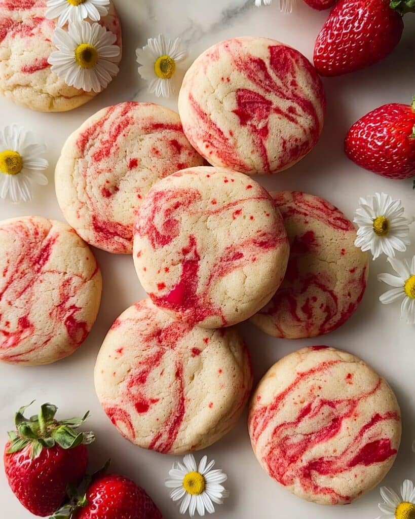 Cheesecake Cookies with Fresh Strawberry Jam Recipe