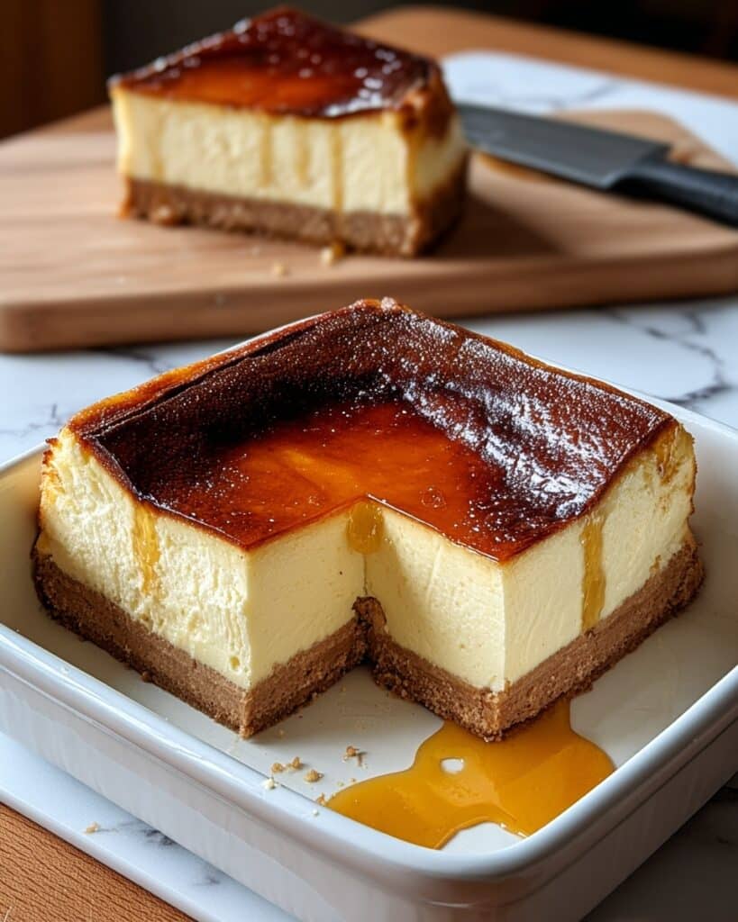 Loaf Pan Basque Cheesecake Recipe