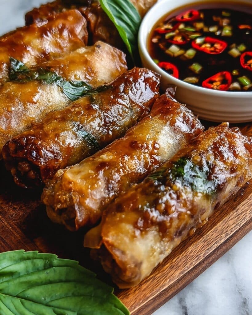 Thai Basil Beef Rolls Recipe