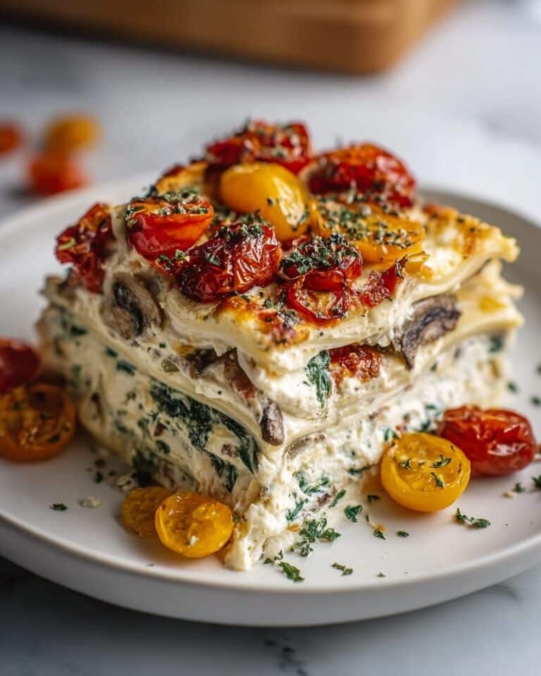 Veggie White Lasagna Recipe