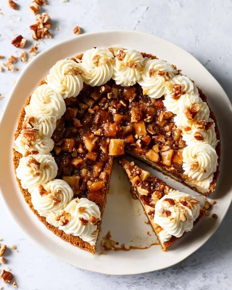 Caramel Apple Cheesecake