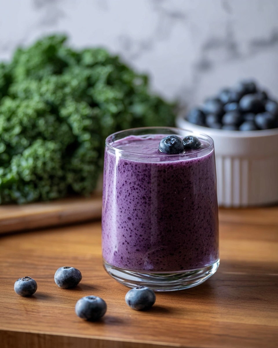Creamy Berry Smoothie with Flaxseed and Almond Butter – Nourish & Energize