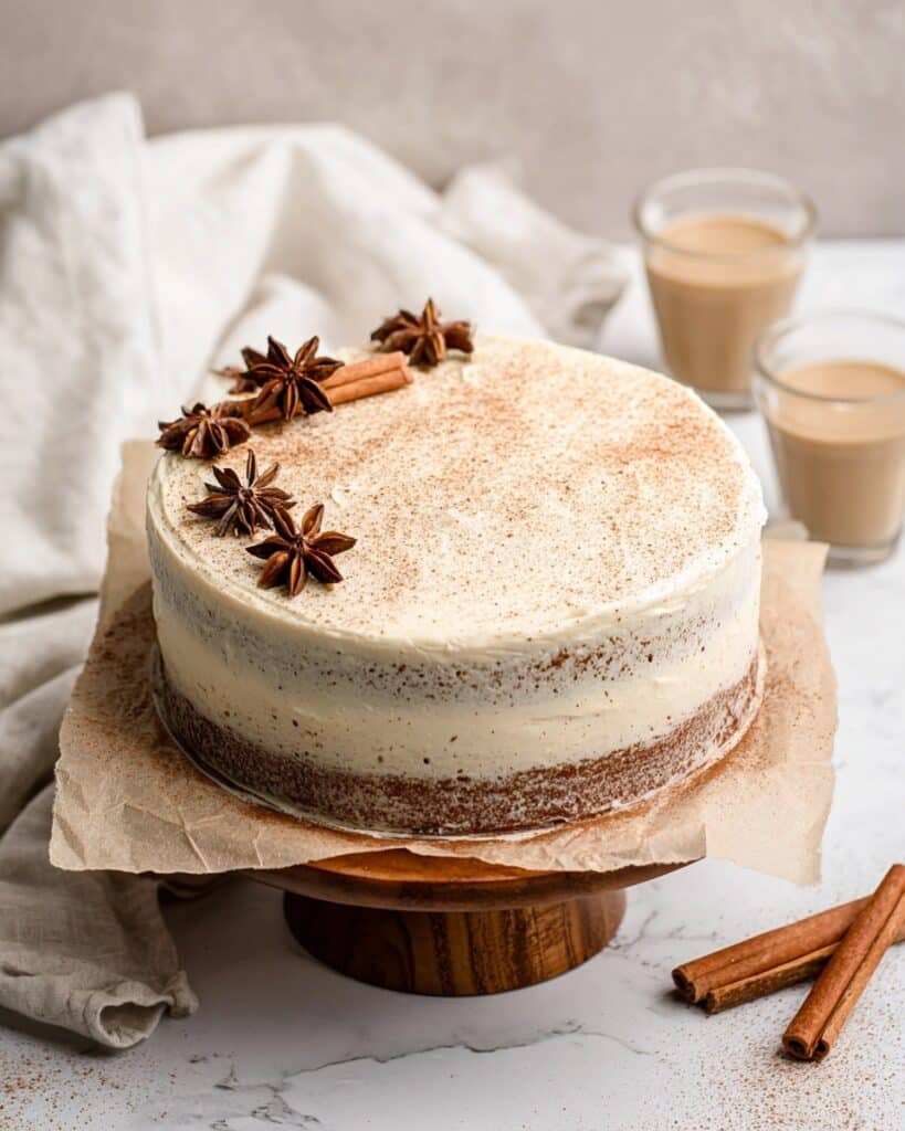 Chai Cake with Cream Cheese Frosting Recipe
