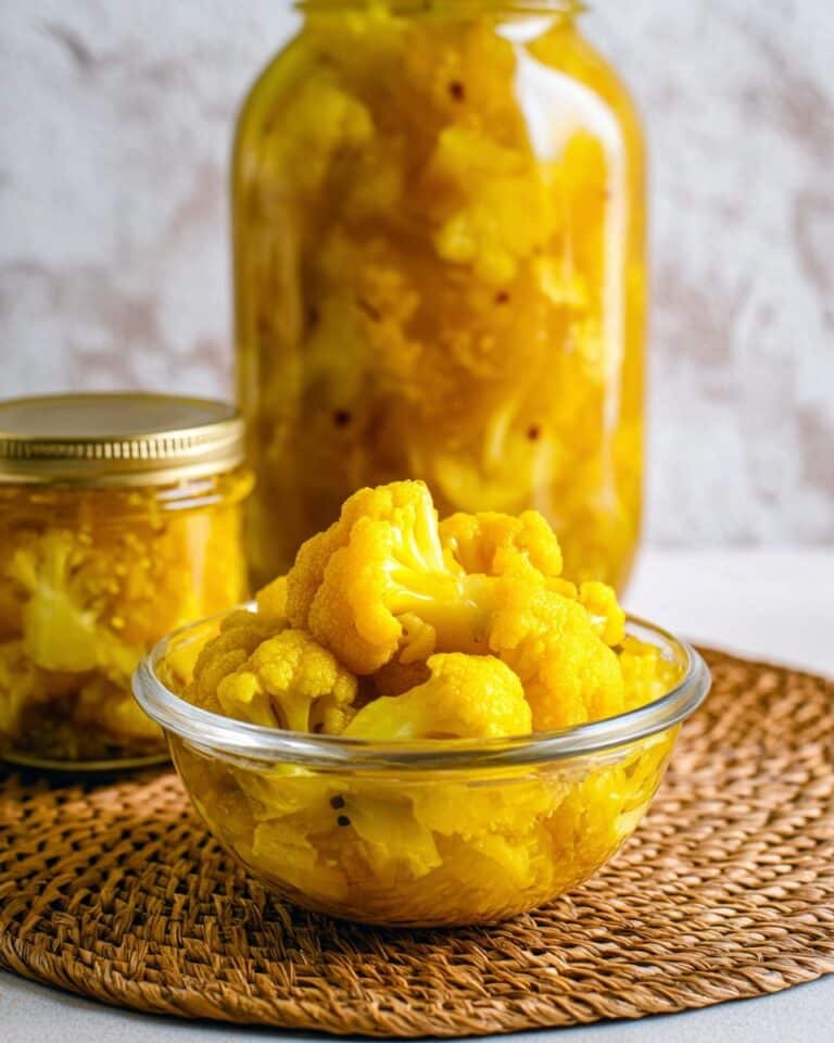 Spiced Cauliflower and Onion Pickles Recipe