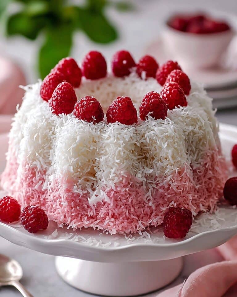 Raspberry Coconut Dessert Recipe