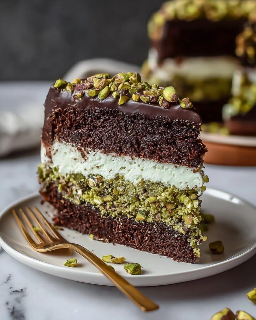 Chocolate Pistachio Cake Recipe