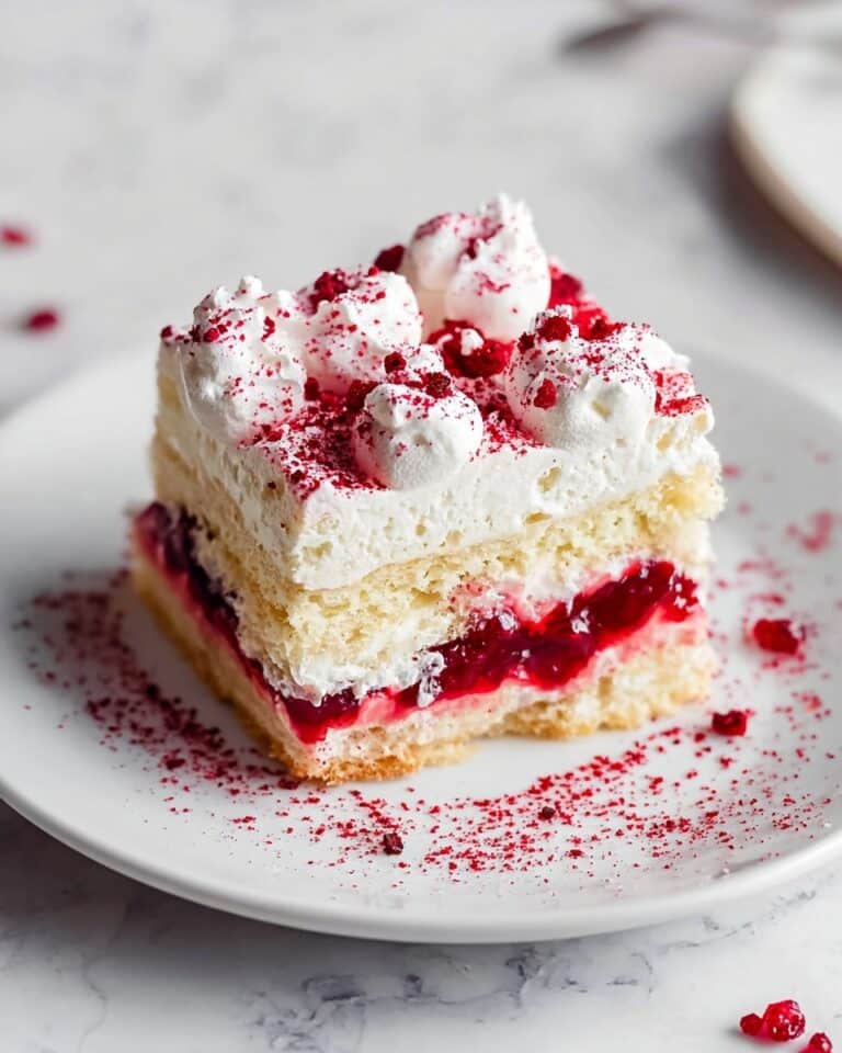 Almond Tiramisu with Cherries and Amaretto Recipe