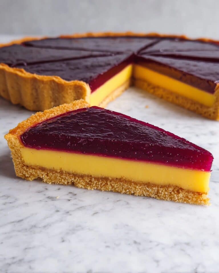 Blueberry–Lemon Curd Tart
