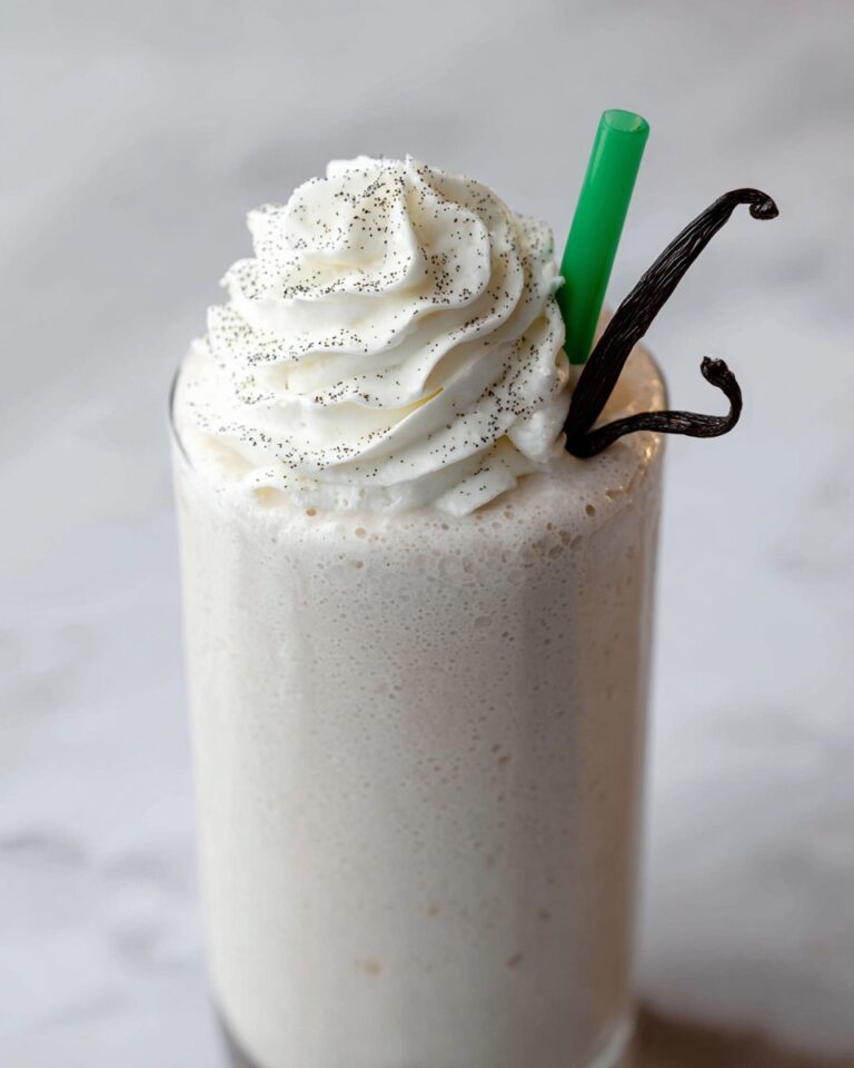 Vanilla Bean Frappuccino (No Ice Cream) Recipe