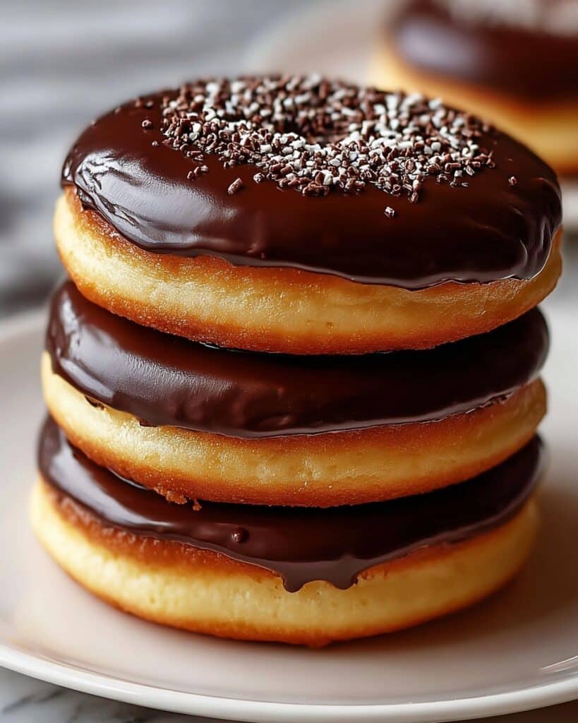 Chocolate Chip Cookie Sandwiches with Whipped Cream Filling and Chocolate Glaze Recipe