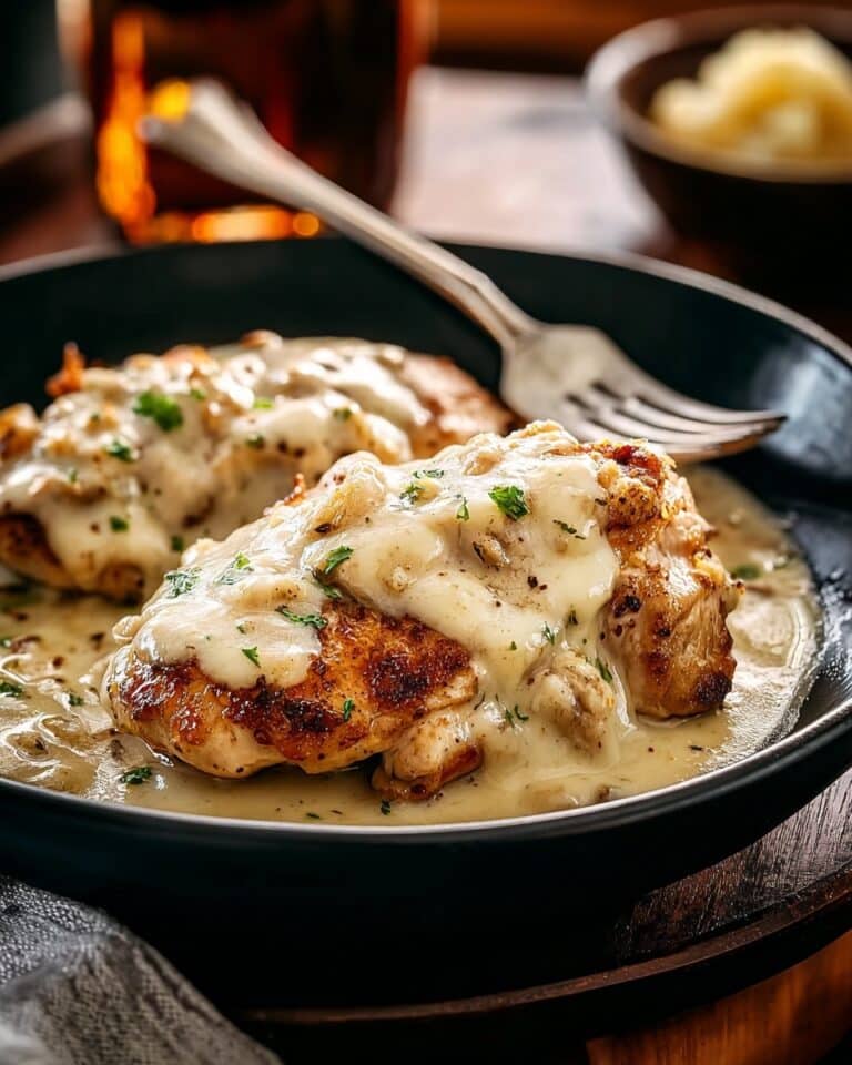 Smothered Chicken with Jack Cheese Recipe