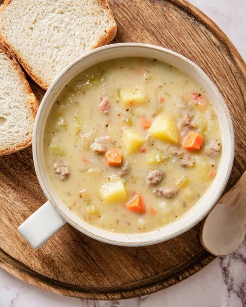 Potato Hamburger Soup Recipe