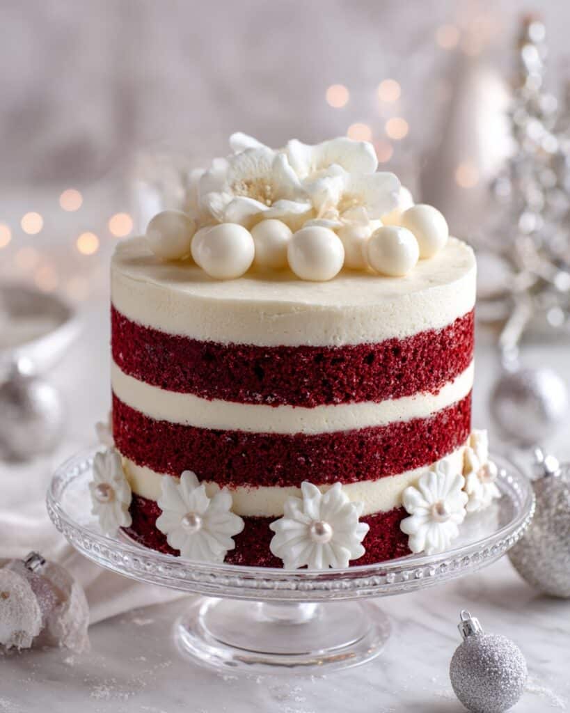 Festive Red Velvet Oreo Cheesecake Recipe