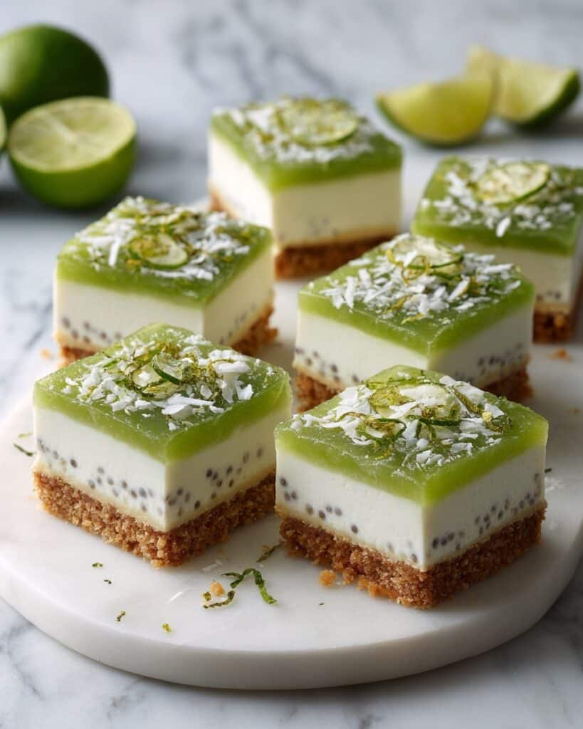Zesty Coconut Lime Chia Bars Recipe