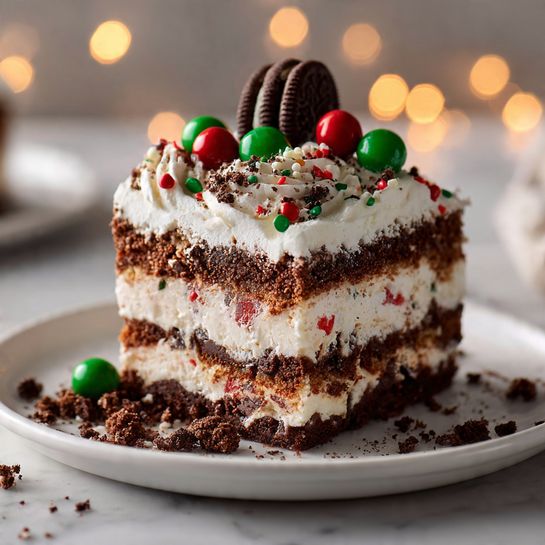Christmas Oreo Lasagna Recipe