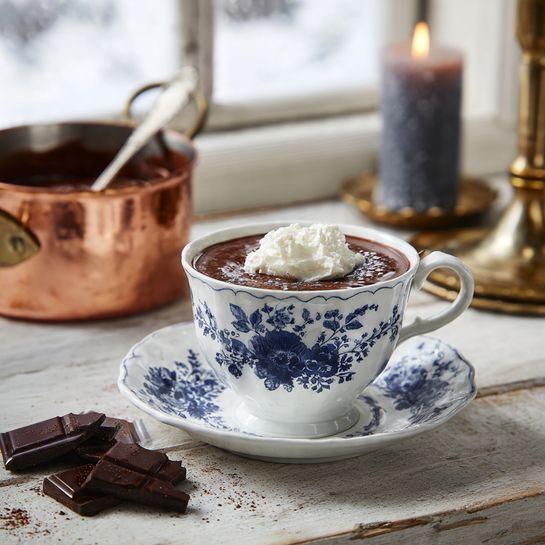 Decadent Chocolate Hot Milk with Whipped Cream Recipe