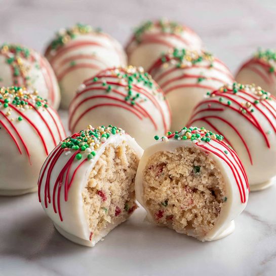 Festive Popcorn Balls with M&Ms and Sprinkles Recipe