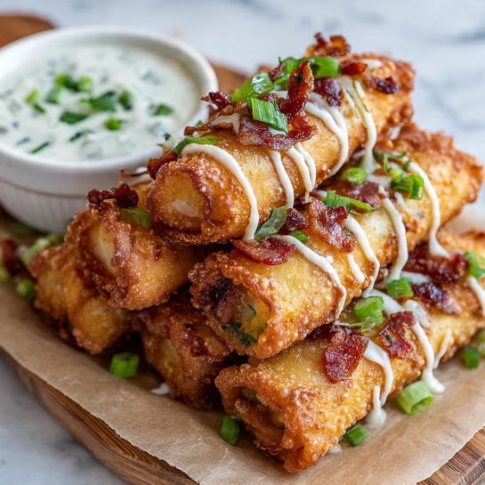 Jalapeño Popper Egg Rolls Recipe
