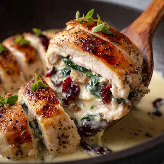 Cranberry Stuffed Chicken Breasts Recipe