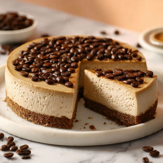 Espresso Chocolate Ganache Cheesecake with Oreo Crust Recipe