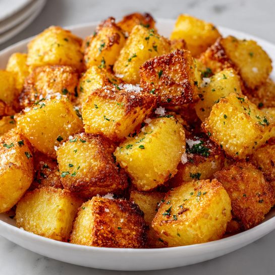 Crispy Roast Potatoes with Thyme and Maldon Salt Recipe