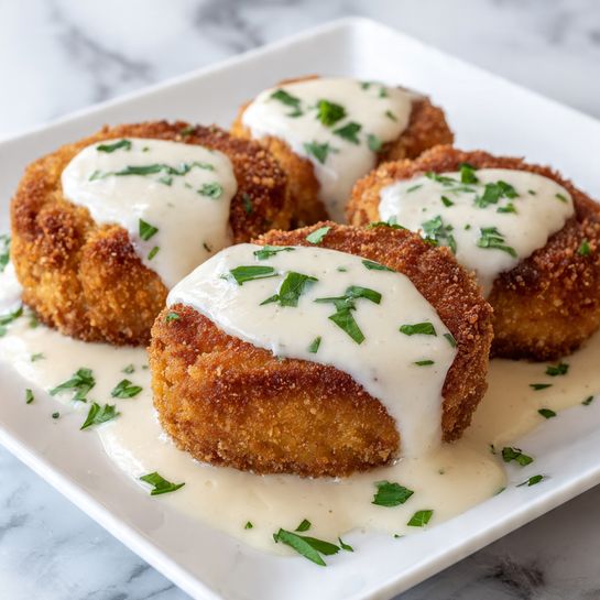 Creamy Parmesan Chicken Pillows with Rich Sauce Recipe