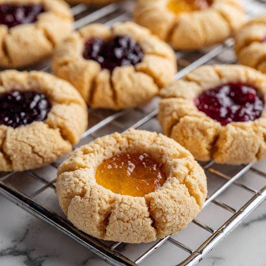 Thumbprint Cookies with Fruit Jam Recipe