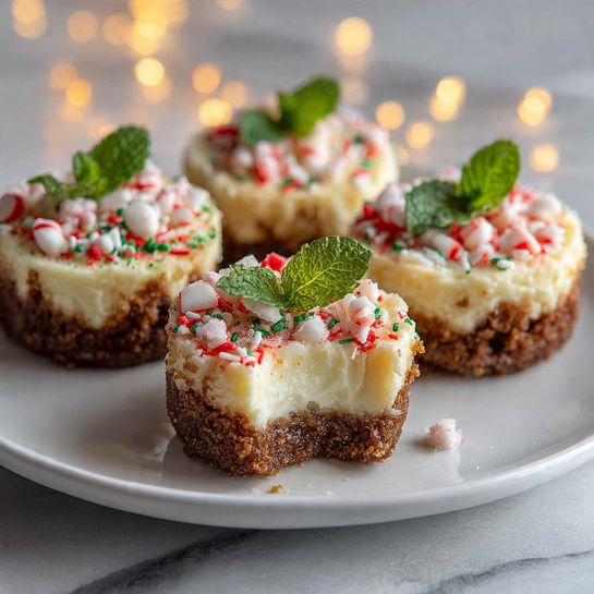 Christmas Mini Cheesecakes Recipe