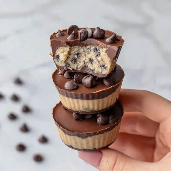Chocolate Cookie Dough Cups Recipe