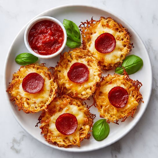 Pepperoni and Cheese Crisps Recipe