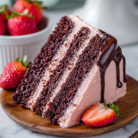 Covered Strawberry Cake Recipe
