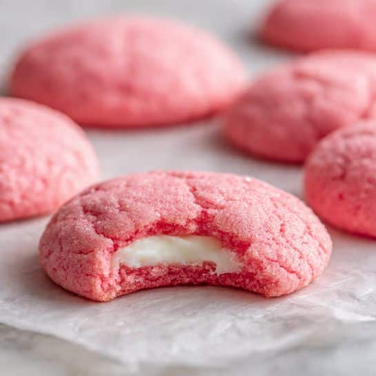 Cheesecake Cookies with Strawberry Extract Recipe