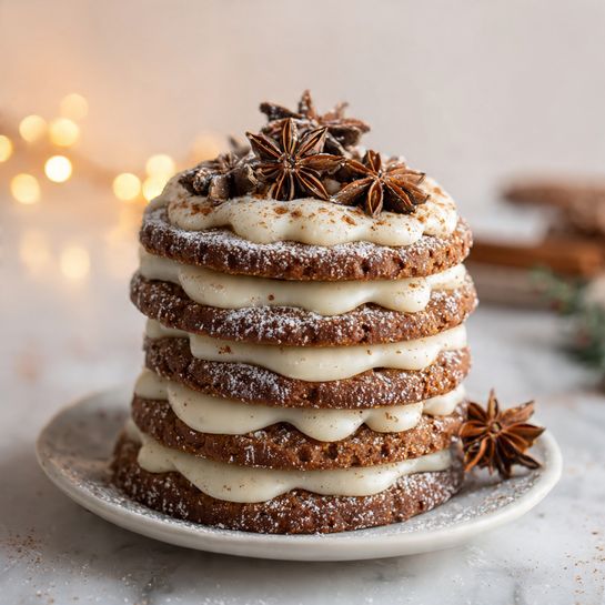Gingerbread Cheesecake Cookies Recipe