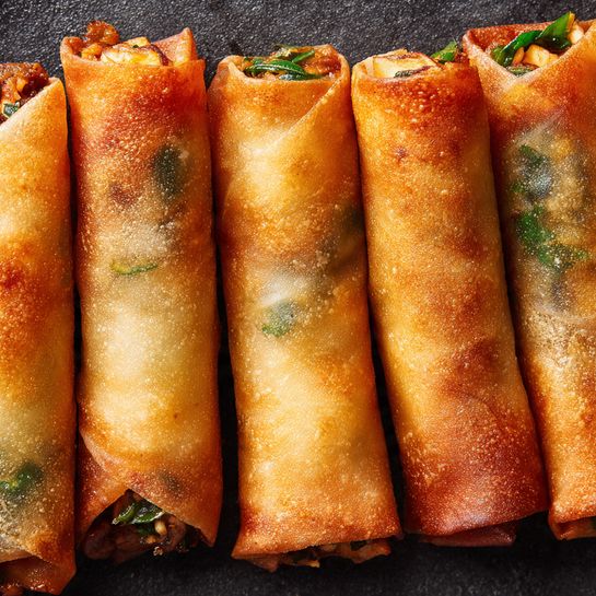 Crispy Air Fryer Rice Paper Rolls with Veggies and Tofu Recipe