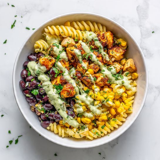 BBQ Chicken Pasta Salad Recipe