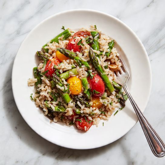 Roasted Vegetable and Orzo Salad with Feta, Pine Nuts, and Fresh Herbs Recipe