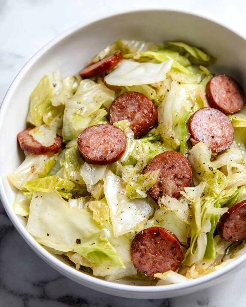 Sausage and Cabbage Skillet Recipe