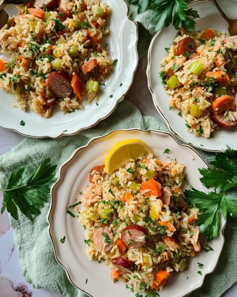 Chicken and Sausage Bog with Long Grain Rice Recipe
